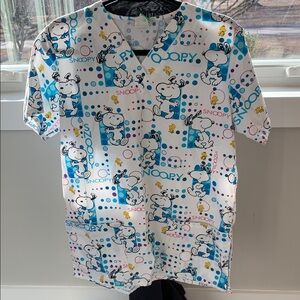 Peanuts Snoopy Multicolor Button Down Shirt